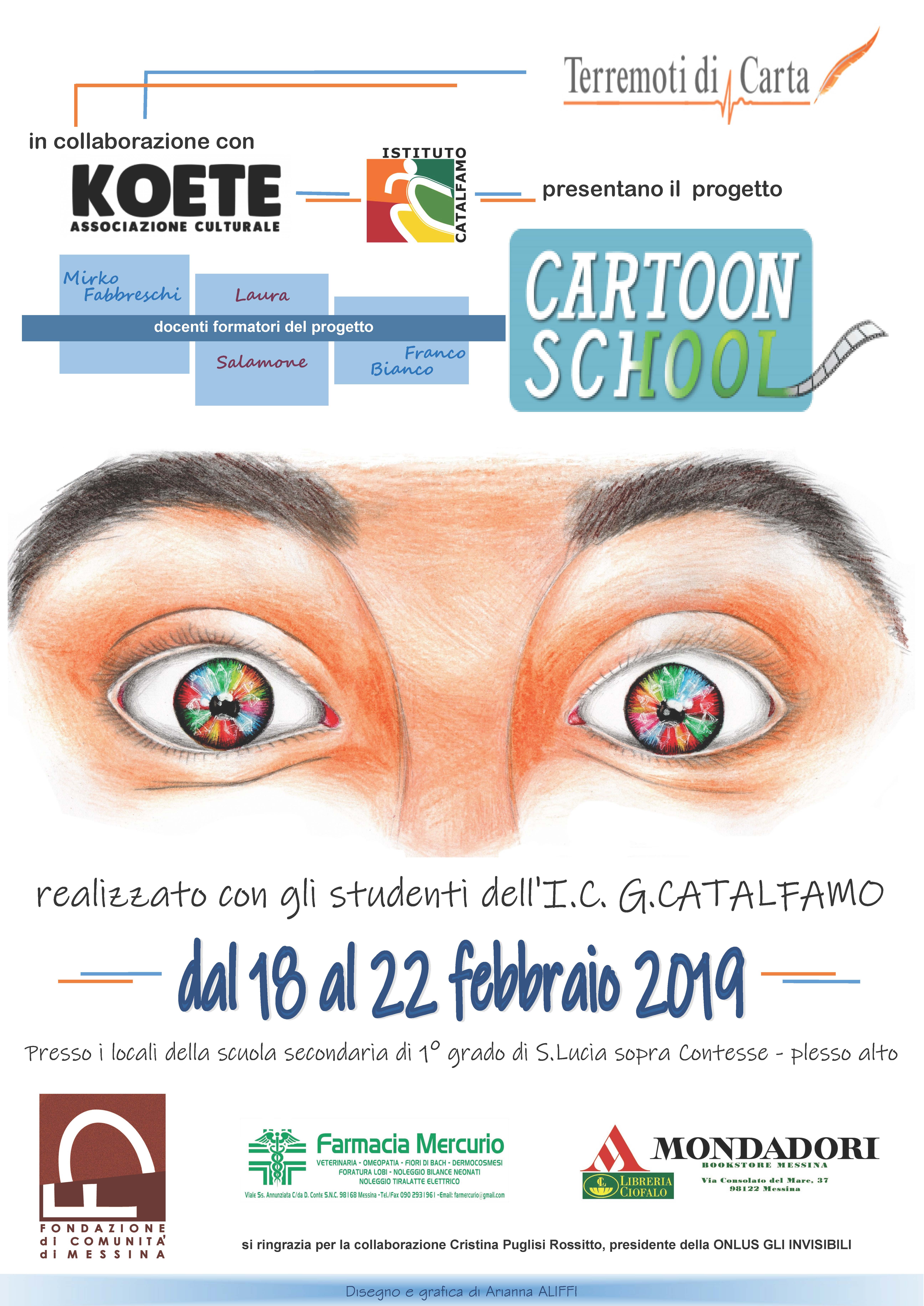 Locandina Cartoon School